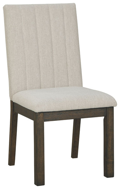 Dellbeck - Beige - Dining Uph Side Chair (Set of 2).