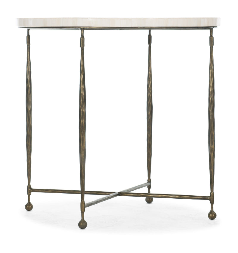 Commerce And Market - Round End Table.