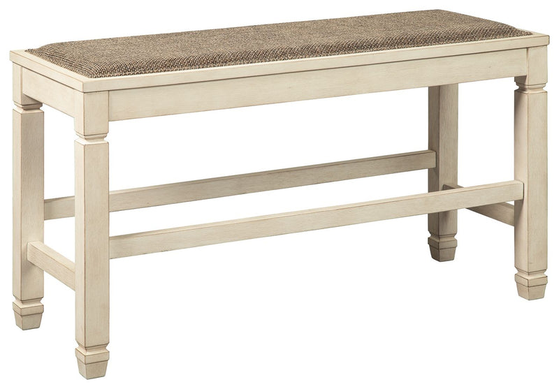 Bolanburg - Beige - Dbl Counter Uph Bench.