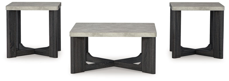 Sharstorm - Two-tone Gray - Occasional Table Set (Set of 3).