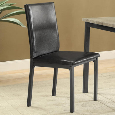 Garza - Upholstered Dining Chairs (Set of 2) - Black.