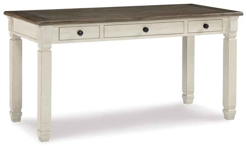 Bolanburg - White / Brown / Beige - Home Office Desk.