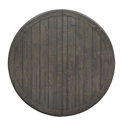 Calistoga - Round Dining Table - Weathered Charcoal.