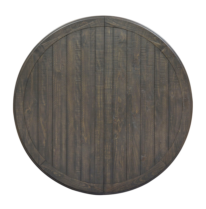 Calistoga - Round Dining Table - Weathered Charcoal.