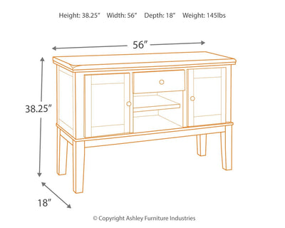 Haddigan - Dark Brown - Dining Room Server.