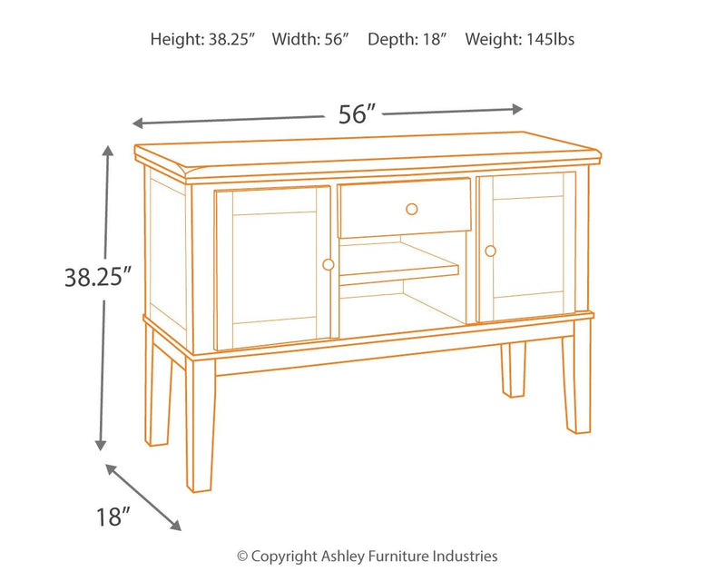 Haddigan - Dark Brown - Dining Room Server.