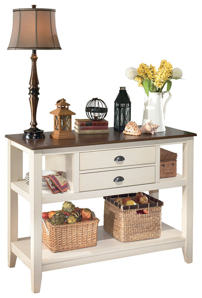 Whitesburg - Brown / Cottage White - Dining Room Server.