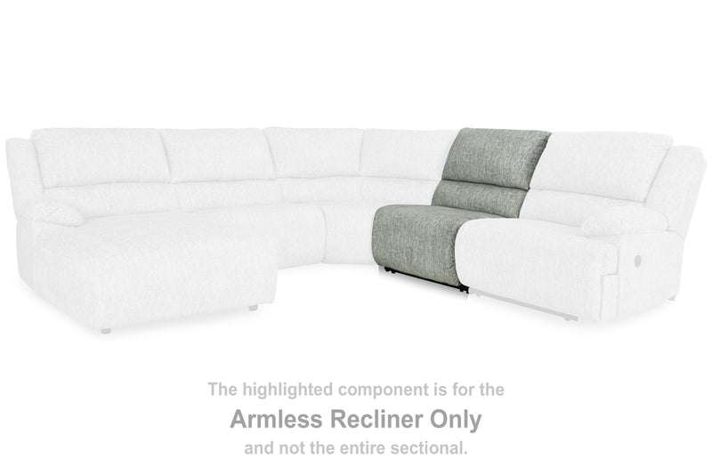 Mcclelland - Gray - Armless Recliner