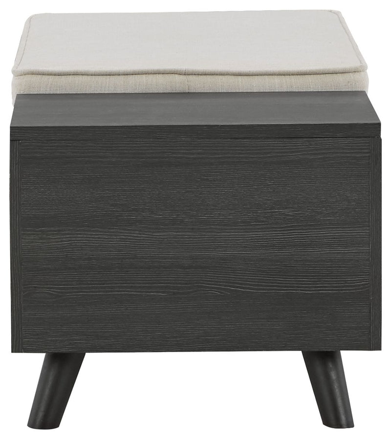 Yarlow - Dark Gray - Storage Bench.