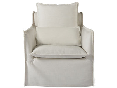 Escape - Siesta Key Swivel Chair - White.