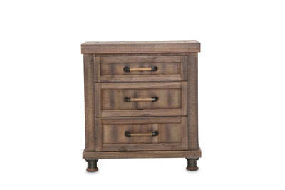 Crossings - 3-Drawer Nightstand - Reclaimed Barn - Accent Nightstands - Grand Furniture GA