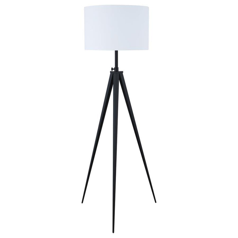 Harrington - Tripod Legs Floor Lamp - White and Black.