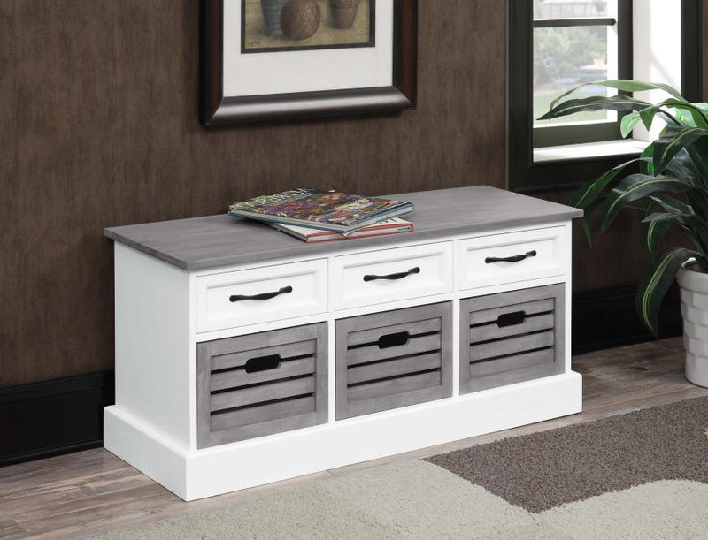 Alma - 3-drawer Storage Bench.