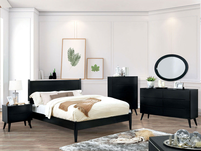 Lennart - California King Bed - Black