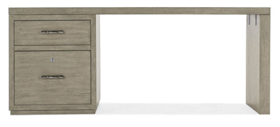 Linville Falls - Desk - 72" Top - Small File And Leg