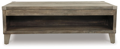 Chazney - Rustic Brown - Lift Top Cocktail Table.