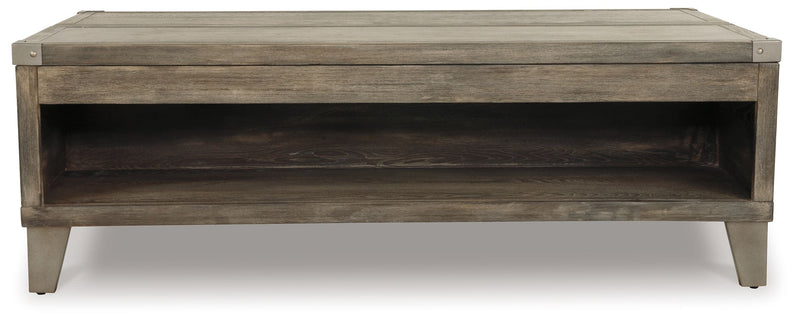 Chazney - Rustic Brown - Lift Top Cocktail Table.
