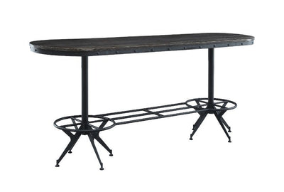 Zangief - Counter Height Table - Salvaged Brown & Black Finish - Grand Furniture GA