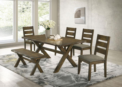 Alston - Rustic Trestle Dining Room Set - Grand Furniture GA