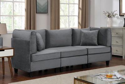 Sandrine - Sofa - Gray Fabric - Grand Furniture GA