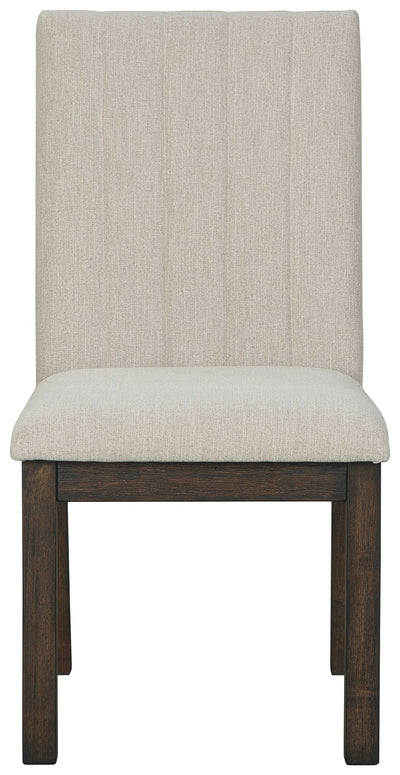 Dellbeck - Beige - Dining Uph Side Chair (Set of 2).