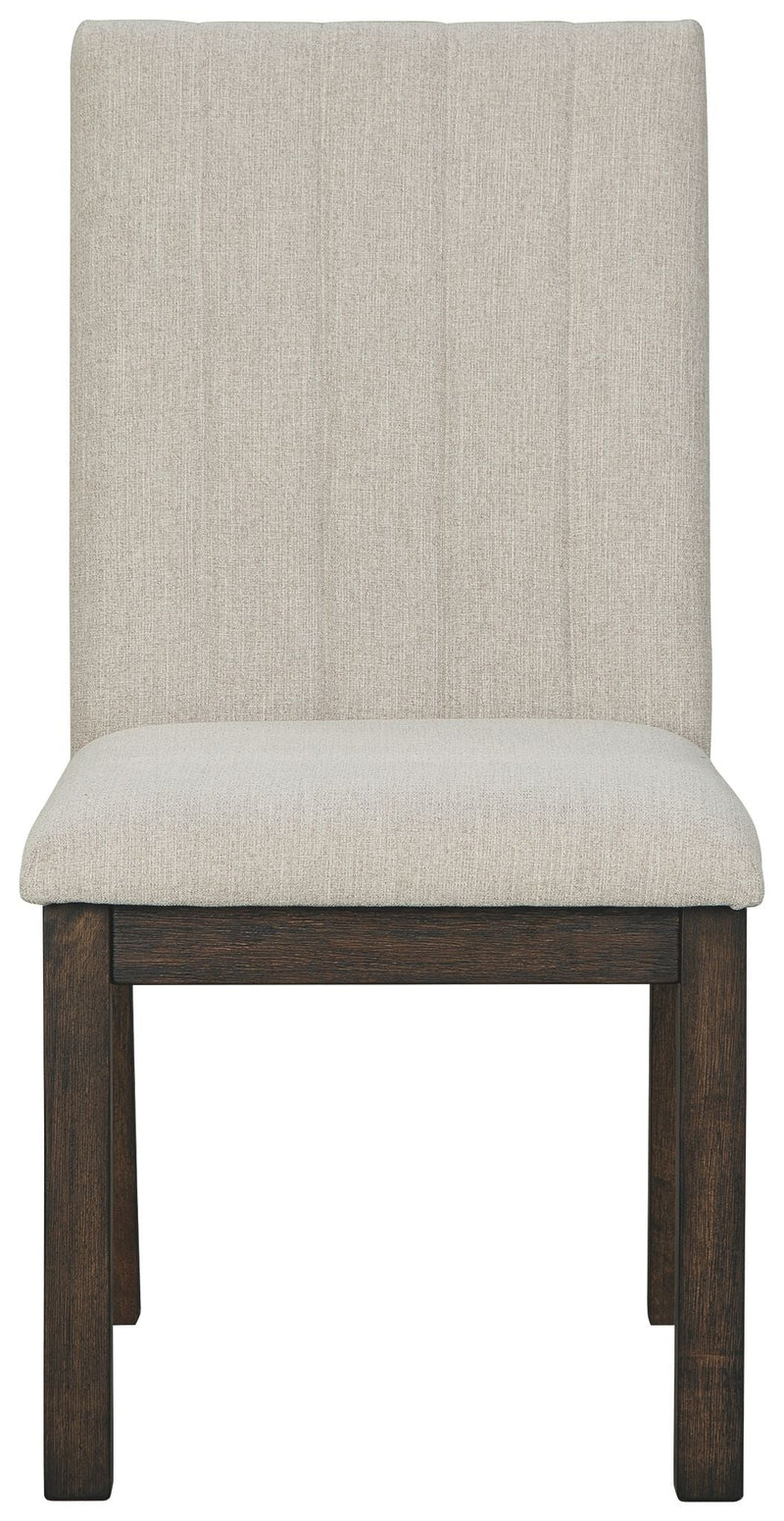 Dellbeck - Beige - Dining Uph Side Chair (Set of 2).