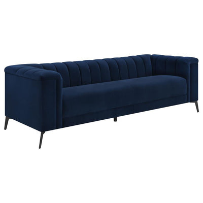 Chalet - Tuxedo Arm Sofa - Blue.