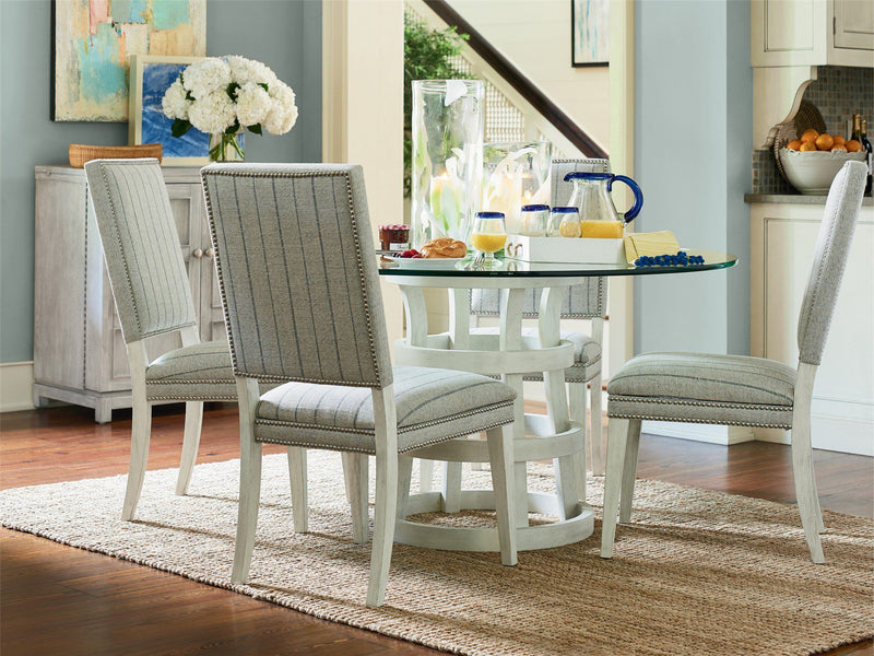 Escape - Hamptons Dining Chair - Pearl Silver.