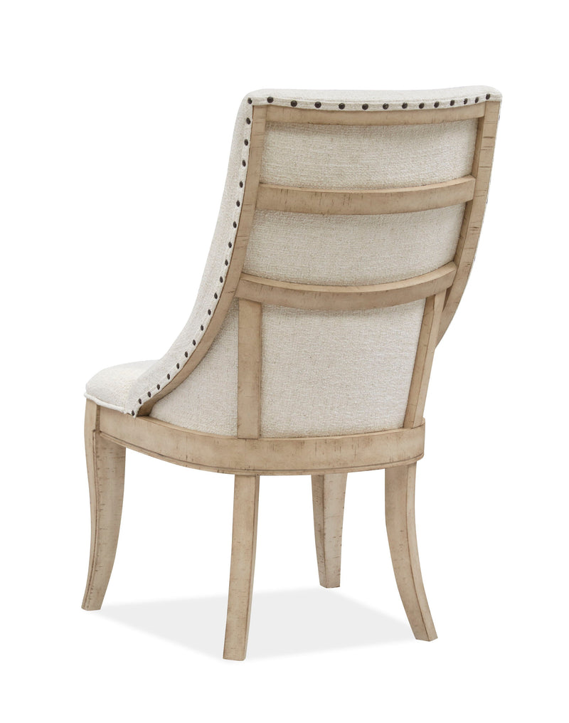 Harlow - Dining Arm Chair With Upholstered Seat & Back (Set of 2) - Weathered Bisque.