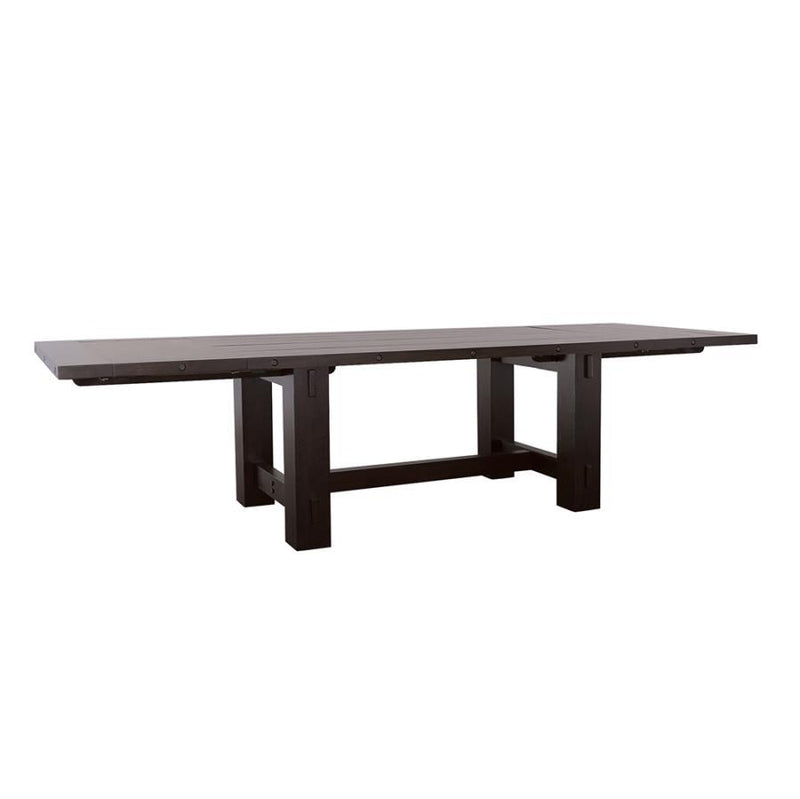 Calandra - Rectangle Dining Table With Extension Leaf - Vintage Java.