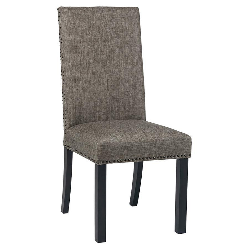 Hubbard - Upholstered Side Chairs (Set of 2) - Charcoal.