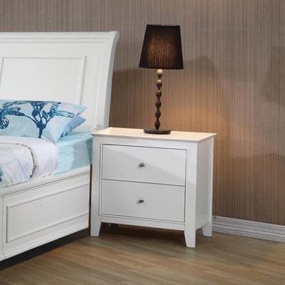 Selena - 2-Drawer Nightstand - Buttermilk - Nightstands - Grand Furniture GA