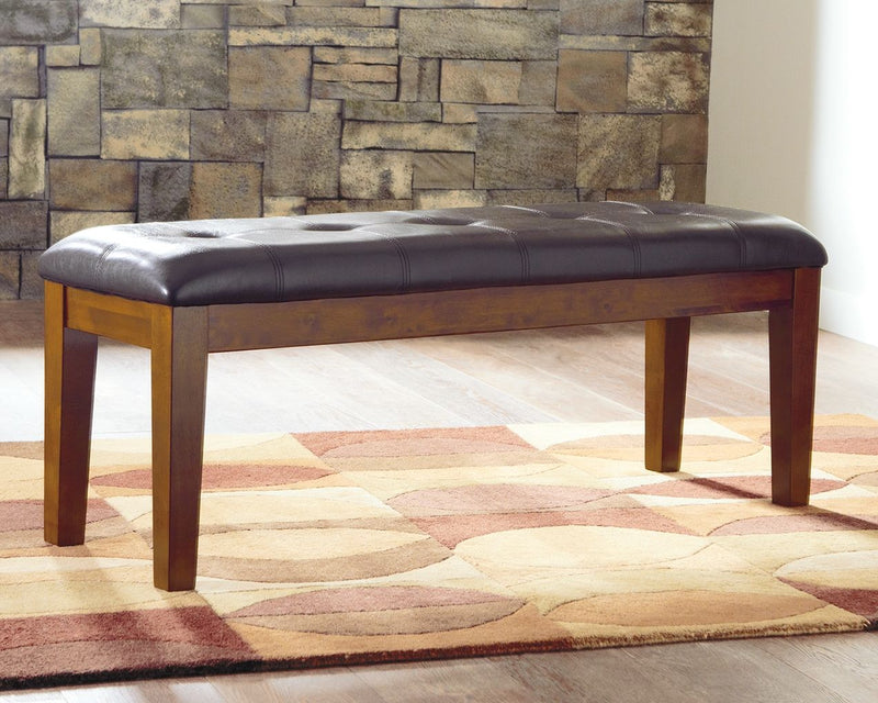 Ralene - Medium Brown - Large Uph Dining Room Bench.