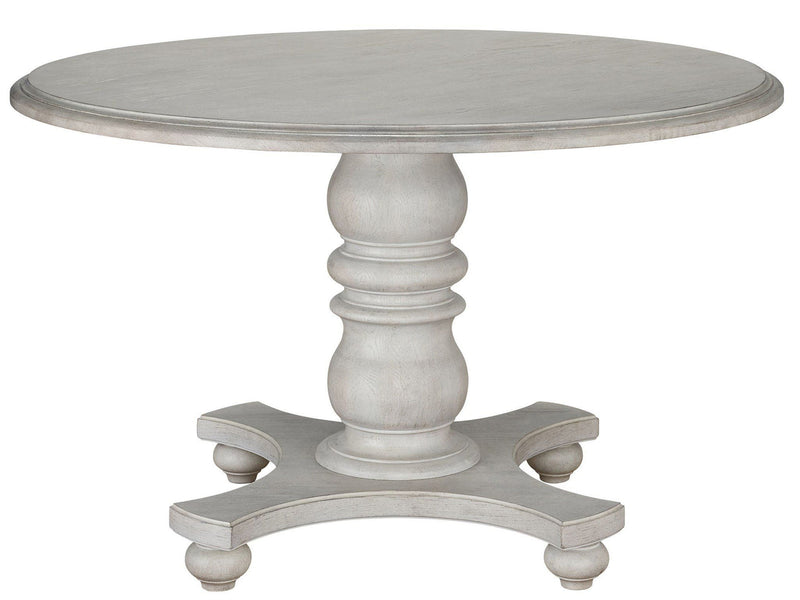 Past Forward - Ansen Round Dining Table - Pearl Silver