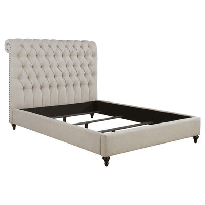 Devon - Button Tufted Upholstered Bed.