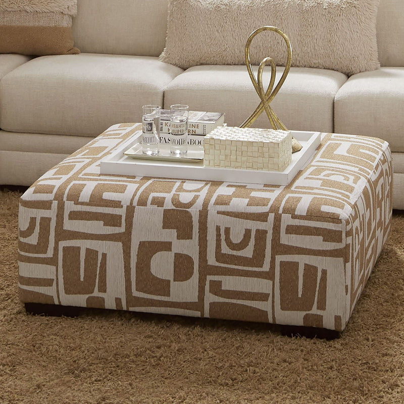 Carleton - Ottoman - Ivory / Tan