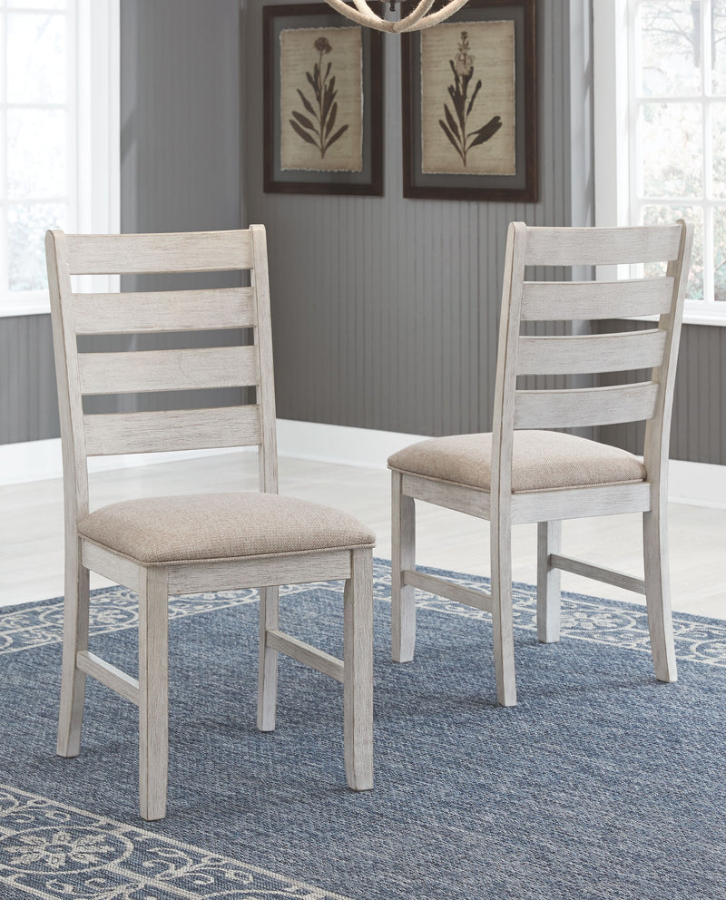 Skempton - White - Dining Uph Side Chair (Set of 2) - Grand Furniture GA