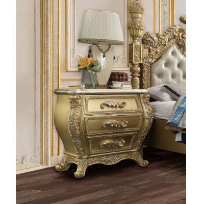 Cabriole - Nightstand - Gold Finish - Grand Furniture GA