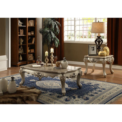 Ranita - Coffee Table - Marble & Champagne - Grand Furniture GA