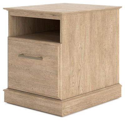 Elmferd - Light Brown - File Cabinet.