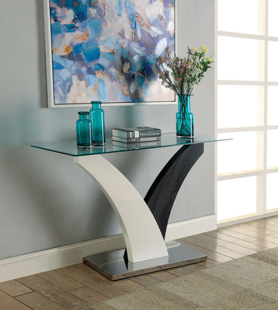 Sloane - Sofa Table - White / Dark Gray - Grand Furniture GA