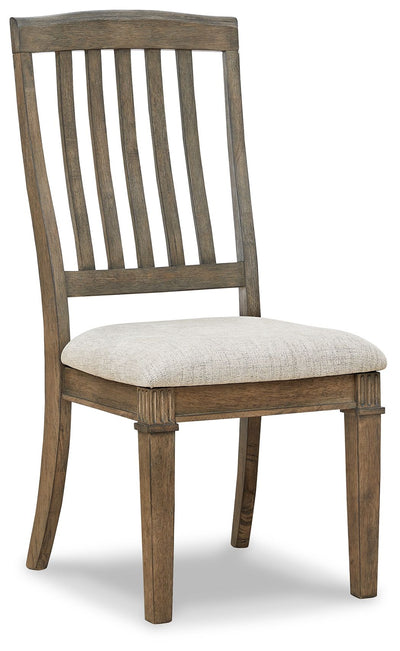 Markenburg - Beige / Brown - Dining Slat-Back Side Chair (Set of 2)