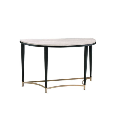 Ayser - Accent Table - White Washed & Black - Grand Furniture GA