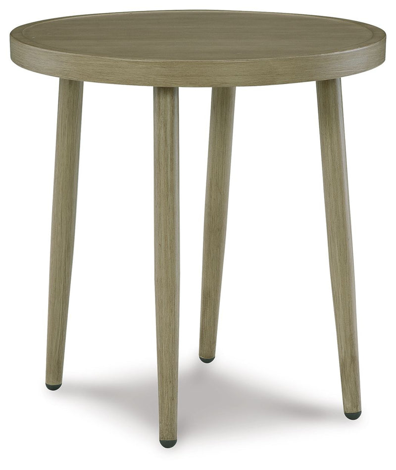 Swiss Valley - Beige - Round End Table.