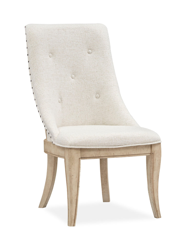 Harlow - Dining Arm Chair With Upholstered Seat & Back (Set of 2) - Weathered Bisque.