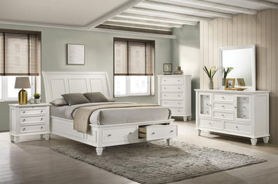 Sandy Beach - Storage Sleigh Bed - Grand Furniture GA