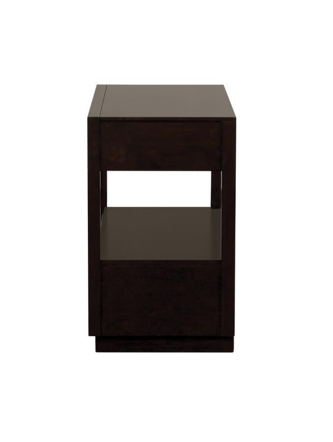 Durango - 2-Drawer Nightstand - Smoked Peppercorn.