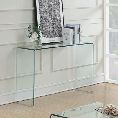 Ripley - Rectangular Sofa Table - Clear - Sofa Tables - Grand Furniture GA