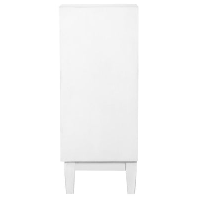 Gambon - Rectangular 2-Door Accent Cabinet - White.