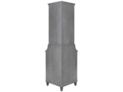 Past Forward - Justeene Corner Cabinet - Dark Gray